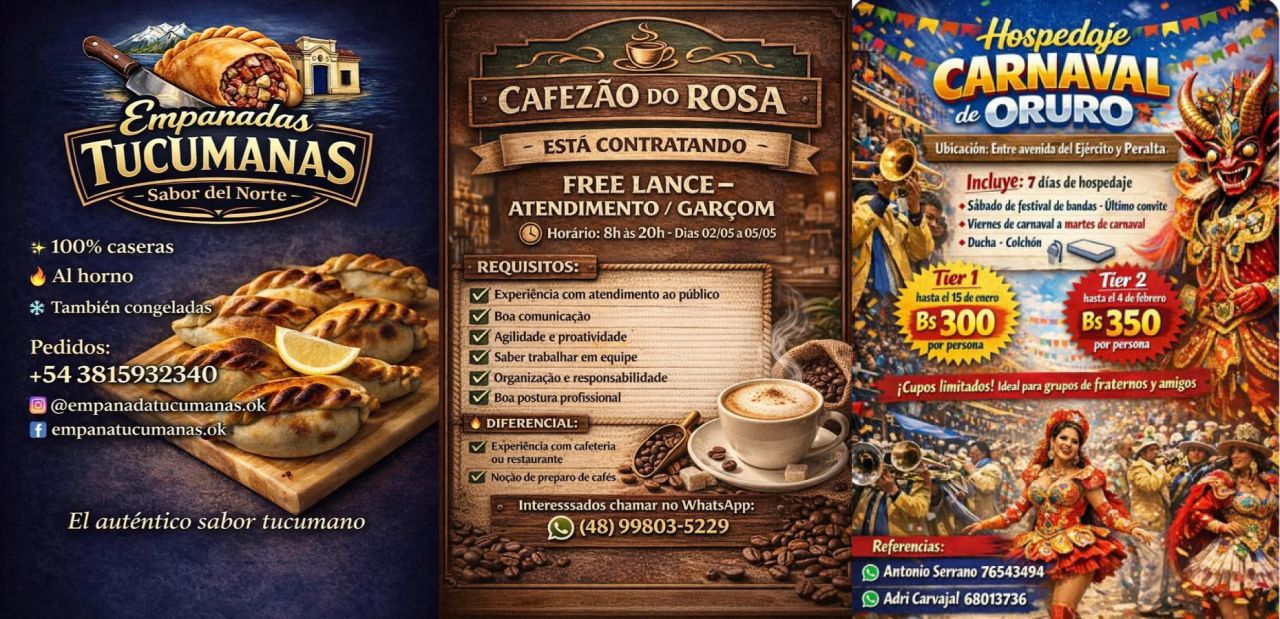 Pósters feitos com IA